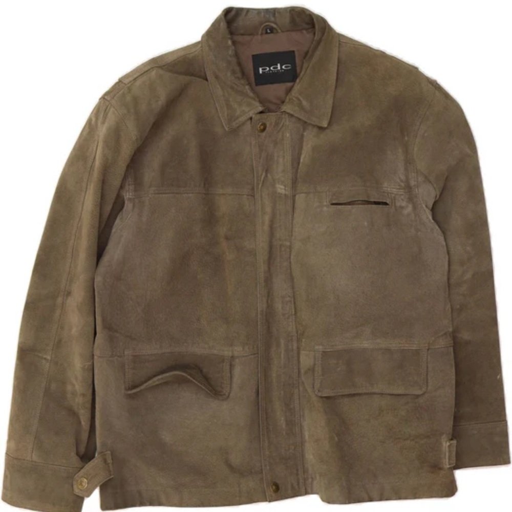 Vintage Men's Brown Suede Jacket